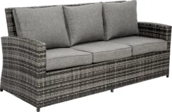 Tectake - Ensemble De Sièges De Luxe En Osier Miami 3+2+1 Noir/anthracite - 404808 -Jardin Meubles Magasin 1200x781 5