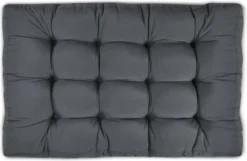 Beautissu De Palette Beautissu Eco Style - Coussin D'assise 120x80 Cm Pour Canapé-palette - Kussen Gris Graphite - Coussins De Palette En Qualité Coussin De Matelas -Jardin Meubles Magasin 1200x784