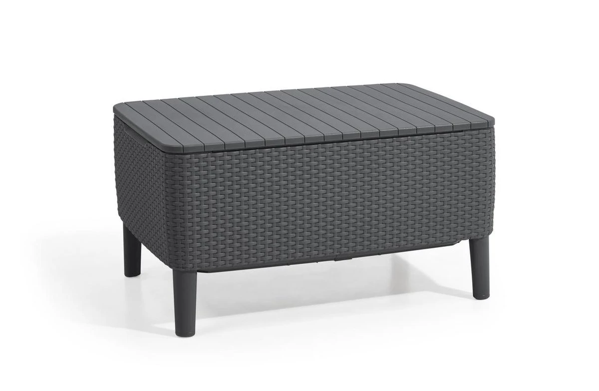 Ensemble De Salon En Plastique Allibert Salemo 4 Pièces | Avec Table Avec Espace De Rangement Intelligent 6 Ensemble De Salon En Plastique Allibert Salemo 4 Pièces | Avec Table Avec Espace De Rangement Intelligent – Image 6