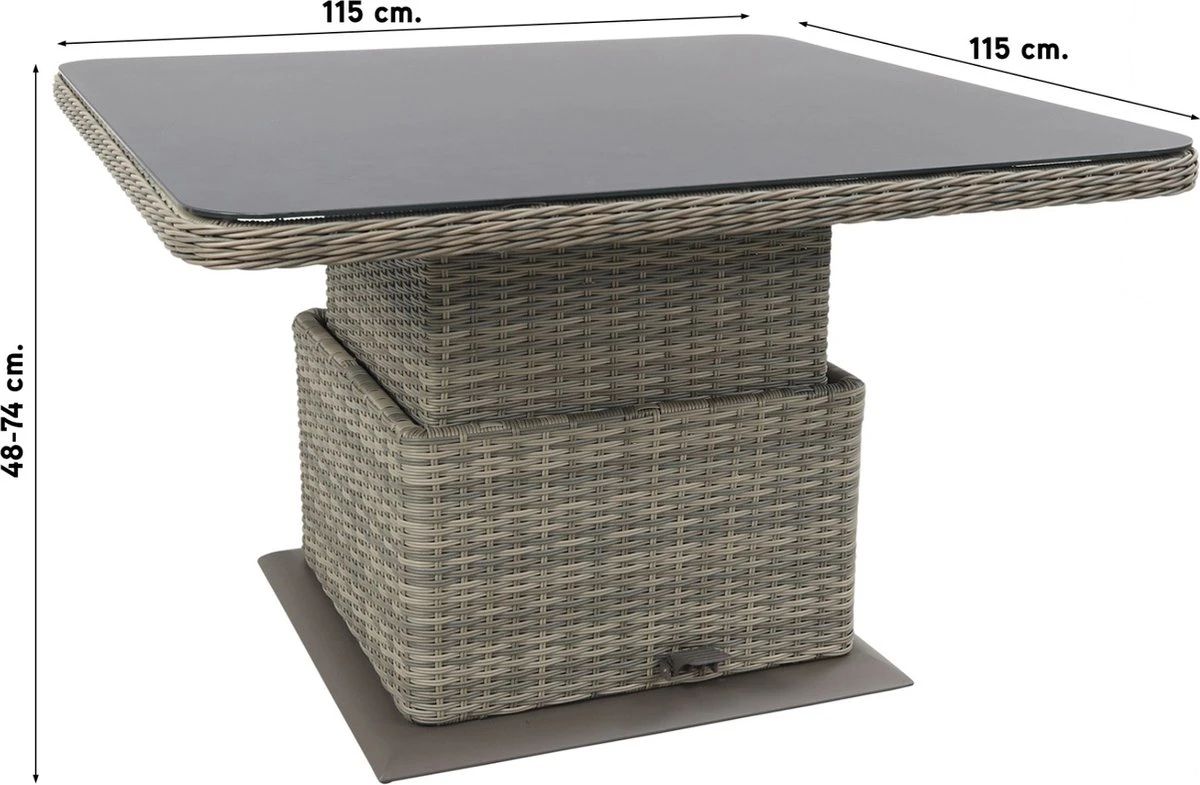 Ensemble De Salle à Manger Lounge Sandigo Avec Canapé D'appoint + 2x Chaise De Jardin Réglable 19 Ensemble De Salle à Manger Lounge Sandigo Avec Canapé D'appoint + 2x Chaise De Jardin Réglable – Image 19
