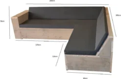 Wood4you - Ensemble De Salon échafaudage En Bois San Francisco 250x200 Cm - Coussins Inclus -Jardin Meubles Magasin 1200x786 5