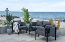 Salon De Jardin Artichok Fardau 4 Pièces Gris Foncé - Avec Coussins D'assise -Jardin Meubles Magasin 1200x787 11