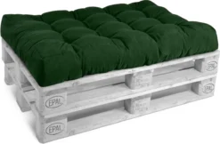 Beautissu Style - Set De Coussins Palette - 1x Coussin D'Assise 120x80 Cm & 1x Coussin De Dossier 120x40 Cm - Vert Foncé -Jardin Meubles Magasin 1200x787 4