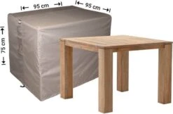 Nappe Table Extérieur 95 X 95 H : 75 Cm - Nappe Table Jardin - RT95