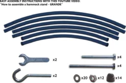 Hamac Familial Potenza® Avec ÉPANDEUR Et Support - Structure En MÉTAL SOLIDE Jusqu'à 350 Kg - EXTRA STABLE - Tytan Santia -Jardin Meubles Magasin 1200x790 2