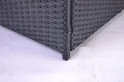 Ensemble De Salon Pour Jardin - Mobilier De Jardin - Coin Salon - Canapés - Table - Table D'appoint - Avec Coussins - Zwart -Jardin Meubles Magasin 1200x792 8