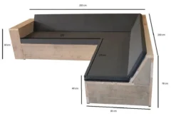 Wood4you - Ensemble De Salon échafaudage En Bois San Francisco 250x250 Cm - Coussins Inclus 11 Wood4you - Ensemble De Salon échafaudage En Bois San Francisco 250x250 Cm - Coussins Inclus -Jardin Meubles Magasin 1200x794 23