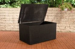 Opbergbox XL - Étanche - Avec Couvercle - Pour L'intérieur & L'extérieur - Boîte à Coussins De Jardin - Boîte De Jardin - 156x98x86cm