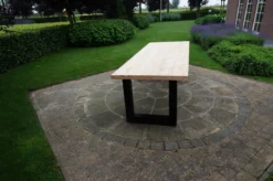 Table à Manger Industrielle Douglas 200cm Avec Base U10x10 Noir Mat Pour Usage Intérieur Et Extérieur -Jardin Meubles Magasin 1200x796 25
