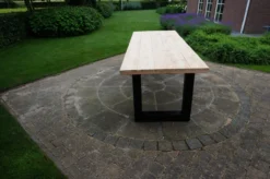 Table à Manger Industrielle Douglas 200cm Avec Base U10x10 Noir Mat Pour Usage Intérieur Et Extérieur -Jardin Meubles Magasin 1200x796 26