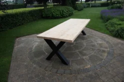 Table à Manger Industrielle Douglas 240cm Avec Structure En X Noir Mat Pour Usage Intérieur Et Extérieur 11 Table à Manger Industrielle Douglas 240cm Avec Structure En X Noir Mat Pour Usage Intérieur Et Extérieur -Jardin Meubles Magasin 1200x796 68