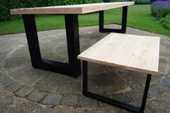 Table à Manger Industrielle Douglas 280cm Avec Base U10x10 Noir Mat Pour Usage Intérieur Et Extérieur -Jardin Meubles Magasin 1200x796 71