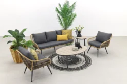 Ensemble Fauteuil-canapé Garden Impressions Margriet - Rotin Natural / Mystic Grey - 5 Pièces -Jardin Meubles Magasin 1200x796 76