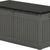 Garden Impressions Primo Taie D'oreiller 270 Litres - Boîte De Rangement - Gris/noir