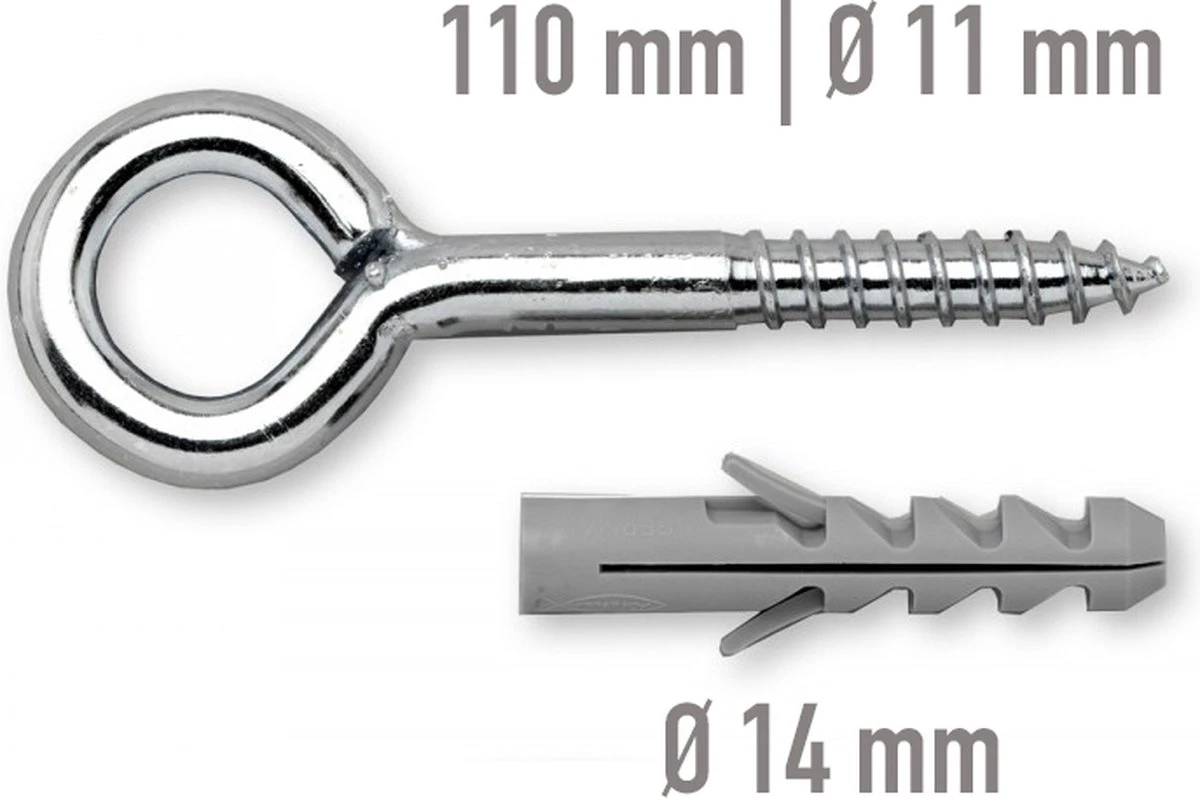 LA SIESTA Œillet De Suspension En Métal Jusqu'à 160 Kg - Œillet De Fixation Solide Pour Hamac Chaise Hamac - Fixation Murale Au Plafond 1 LA SIESTA Œillet De Suspension En Métal Jusqu'à 160 Kg - Œillet De Fixation Solide Pour Hamac Chaise Hamac - Fixation Murale Au Plafond