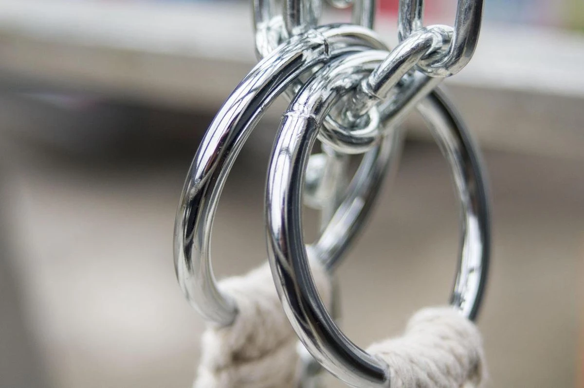 Chaise Suspendue Knout-chaises Suspendues En Corde Nouée, Y Compris Le Kit De Montage Pour L'extérieur. 2 Chaise Suspendue Knout-chaises Suspendues En Corde Nouée, Y Compris Le Kit De Montage Pour L'extérieur. – Image 2