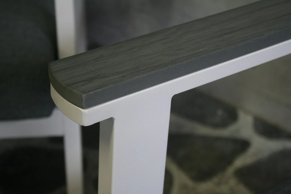 Ensemble SenS-line Dublin Lounge - Wit - Aluminium - Garantie 2 Ans - Ensemble D'angle - Ensemble De Jardin - Exclusif - Comprend Deux Chaises - Ligne De La Merk SenS 3 Ensemble SenS-line Dublin Lounge - Wit - Aluminium - Garantie 2 Ans - Ensemble D'angle - Ensemble De Jardin - Exclusif - Comprend Deux Chaises - Ligne De La Merk SenS – Image 3