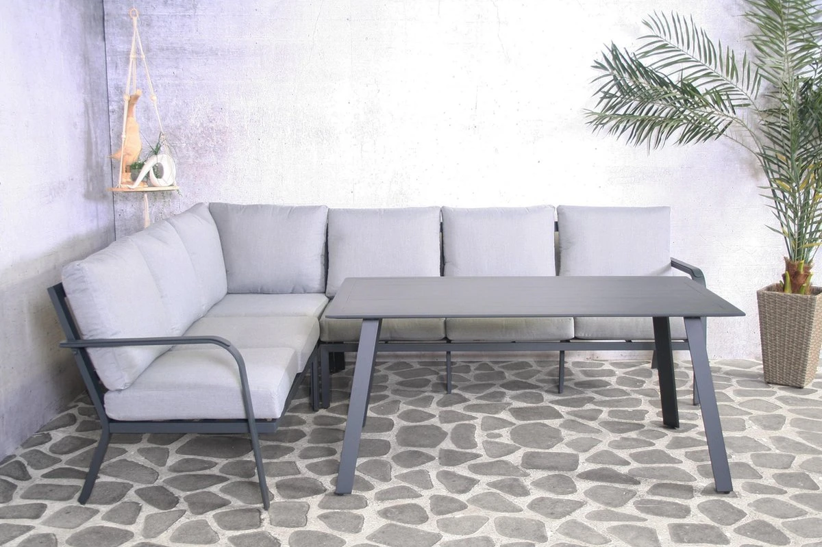 Sens- Ensemble De Salle à Manger Line Sanchez - Anthracite - Résistant Aux Intempéries 2 Sens- Ensemble De Salle à Manger Line Sanchez - Anthracite - Résistant Aux Intempéries – Image 2