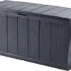Coffre De Rangement En Plastique Mobilier De Jardin Keter Sherwood 270L Anthracite