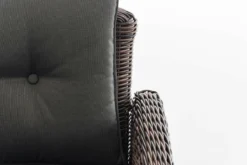 Clp Ensemble De Jardin En Rotin Poly Osier SIERRA, Coin Salon Avec Coussins Disponible En 25 Combinaisons De Couleurs Différentes - Rotin Rond 5 Mm Couleur: Brun Mélangé, Revêtement De Couleur: Anthracite, -Jardin Meubles Magasin 1200x800 102