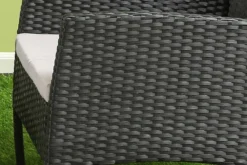 Borvat® | Mobilier De Jardin | Ensemble De Jardin | Mobilier De Jardin | Noir | Tissé | Coussins Crème | Mobilier De Jardin | Ensemble Salon 4 Places | -Jardin Meubles Magasin 1200x800 105