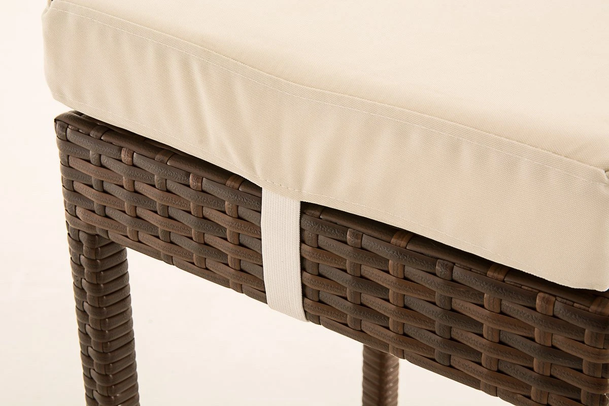 Bar De Jardin Rotin - Table De Bar Avec Tabourets - Intérieur Et Extérieur - Résistant Aux Intempéries - Salon De Mobilier De Jardin - Ensemble De Bar De Jardin - 4 Personnes 7 Bar De Jardin Rotin - Table De Bar Avec Tabourets - Intérieur Et Extérieur - Résistant Aux Intempéries - Salon De Mobilier De Jardin - Ensemble De Bar De Jardin - 4 Personnes – Image 7