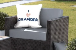 Coussin D'extérieur Résistant Aux Intempéries - Cadeau Papy - Vaderdag - Dictons - 50x50 Cm -Jardin Meubles Magasin 1200x800 127