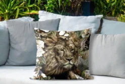 Coussin D'extérieur Résistant Aux Intempéries - Lion - Fleurs - Feuille - 50x50 Cm 8 Coussin D'extérieur Résistant Aux Intempéries - Lion - Fleurs - Feuille - 50x50 Cm -Jardin Meubles Magasin 1200x800 138