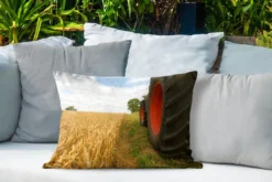 Coussins D'extérieur - Jardin - Roues De Tracteur Dans Un Champ De Blé - 60x40 Cm -Jardin Meubles Magasin 1200x800 142