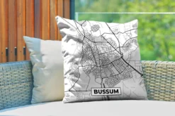 Sierkussen Extérieur - Plan De La Ville - Bussum - Grijs - Wit - 60x60 Cm - Résistant Aux Intempéries 7 Sierkussen Extérieur - Plan De La Ville - Bussum - Grijs - Wit - 60x60 Cm - Résistant Aux Intempéries -Jardin Meubles Magasin 1200x800 145