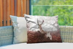 Coussins D'extérieur - Cerf - Brouillard - Plantes - 60x40 Cm - Résistant Aux Intempéries -Jardin Meubles Magasin 1200x800 161