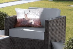 Coussins D'extérieur - Cerf - Brouillard - Plantes - 60x40 Cm - Résistant Aux Intempéries -Jardin Meubles Magasin 1200x800 163