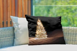 Coussins D'extérieur - Jardin - Un Sapin De Noël Illuminé La Nuit - 60x40 Cm -Jardin Meubles Magasin 1200x800 181