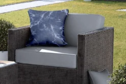 Coussin D'extérieur - Marbre - Zwart - Wit - 45x45 Cm - Résistant Aux Intempéries -Jardin Meubles Magasin 1200x800 203