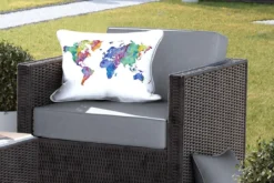 Coussins D'extérieur - Jardin - Carte Du Monde Aquarelle Violet Bleu Orange Sur Fond Blanc - 60x40 Cm 9 Coussins D'extérieur - Jardin - Carte Du Monde Aquarelle Violet Bleu Orange Sur Fond Blanc - 60x40 Cm -Jardin Meubles Magasin 1200x800 207