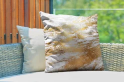 Sierkussen D'extérieur - Marbre - Motifs - Or - Wit - 60x60 Cm - Résistant Aux Intempéries 7 Sierkussen D'extérieur - Marbre - Motifs - Or - Wit - 60x60 Cm - Résistant Aux Intempéries -Jardin Meubles Magasin 1200x800 209