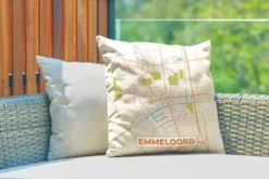 Coussin D'extérieur Résistant Aux Intempéries - Carte - Emmeloord - Vintage - 50x50 Cm -Jardin Meubles Magasin 1200x800 225