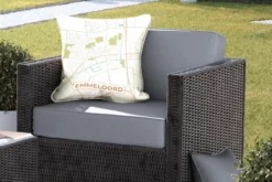 Coussin D'extérieur Résistant Aux Intempéries - Carte - Emmeloord - Vintage - 50x50 Cm -Jardin Meubles Magasin 1200x800 227