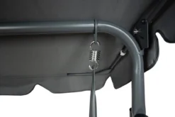 Balançoire De Jardin EASTWALL Hollywood - Balançoire Avec Toit Réglable - Incl. 2 Coussins - Salon De Jardin - 3 Places - Noir - L170xL105xH150cm -Jardin Meubles Magasin 1200x800 29