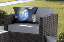 Coussins D'extérieur - Jardin - La Terre Est Entourée De Météores - 60x40 Cm -Jardin Meubles Magasin 1200x800 327