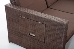 Canapé Lounge Avec Pouf - Osier - Mobilier De Jardin - Pour L'extérieur, Le Jardin Et Le Balcon - Ensemble Canapé Lounge - Marron - 2 Personnes 14 Canapé Lounge Avec Pouf - Osier - Mobilier De Jardin - Pour L'extérieur, Le Jardin Et Le Balcon - Ensemble Canapé Lounge - Marron - 2 Personnes -Jardin Meubles Magasin 1200x800 33