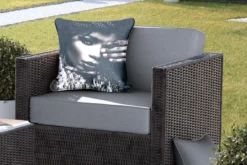 Coussin D'extérieur - Femme - Bijoux - Zwart - Wit - 45x45 Cm - Résistant Aux Intempéries -Jardin Meubles Magasin 1200x800 331