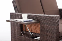 Canapé Lounge Avec Pouf - Osier - Mobilier De Jardin - Pour L'extérieur, Le Jardin Et Le Balcon - Ensemble Canapé Lounge - Marron - 2 Personnes 19 Canapé Lounge Avec Pouf - Osier - Mobilier De Jardin - Pour L'extérieur, Le Jardin Et Le Balcon - Ensemble Canapé Lounge - Marron - 2 Personnes -Jardin Meubles Magasin 1200x800 35