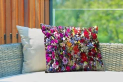 Coussins D'extérieur - Jardin - Un Motif Floral Aux Couleurs Vives - 60x40 Cm -Jardin Meubles Magasin 1200x800 396