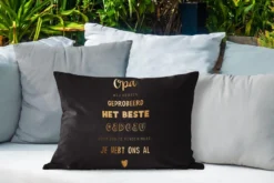 Coussins D'extérieur - Vaderdag - Cadeau Grand-père - Sorts - 60x40 Cm - Résistant Aux Intempéries -Jardin Meubles Magasin 1200x800 409