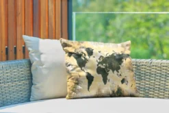 Coussins D'extérieur - Jardin - Carte Du Monde Sombre Avec Peinture Orange Et Gris Foncé Sur Fond De Papier Journal - 50x30 Cm 7 Coussins D'extérieur - Jardin - Carte Du Monde Sombre Avec Peinture Orange Et Gris Foncé Sur Fond De Papier Journal - 50x30 Cm -Jardin Meubles Magasin 1200x800 428