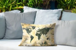 Coussins D'extérieur - Jardin - Carte Du Monde Sombre Avec Peinture Orange Et Gris Foncé Sur Fond De Papier Journal - 50x30 Cm 8 Coussins D'extérieur - Jardin - Carte Du Monde Sombre Avec Peinture Orange Et Gris Foncé Sur Fond De Papier Journal - 50x30 Cm -Jardin Meubles Magasin 1200x800 429