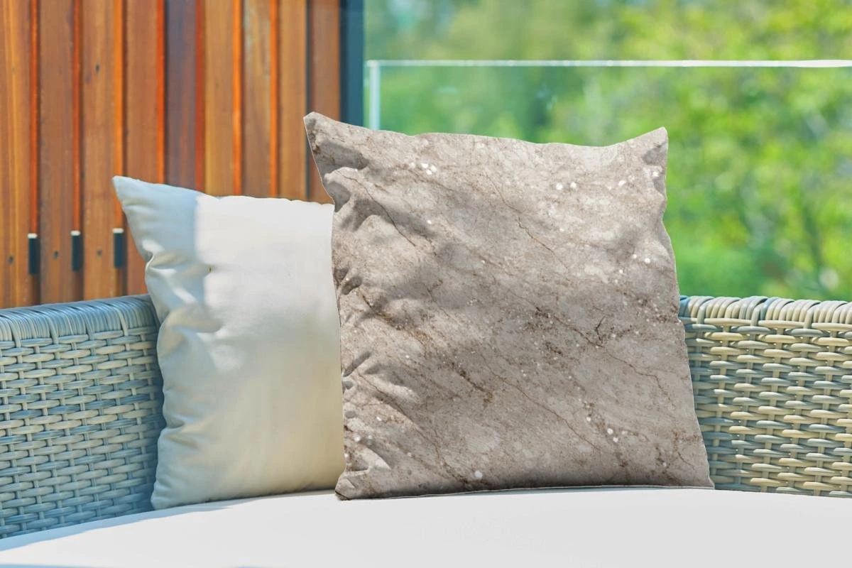 Coussin D'extérieur Résistant Aux Intempéries - Marbre - Motifs - Luxe - 50x50 Cm 3 Coussin D'extérieur Résistant Aux Intempéries - Marbre - Motifs - Luxe - 50x50 Cm – Image 3