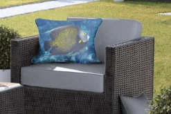 Coussins D'extérieur - Jardin - Poisson D'angle Français Sur Récif De Corail Tropical - 60x40 Cm -Jardin Meubles Magasin 1200x800 498