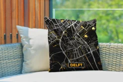 Coussin D'extérieur Résistant Aux Intempéries - Carte - Delft - Or - Zwart - 50x50 Cm 7 Coussin D'extérieur Résistant Aux Intempéries - Carte - Delft - Or - Zwart - 50x50 Cm -Jardin Meubles Magasin 1200x800 500
